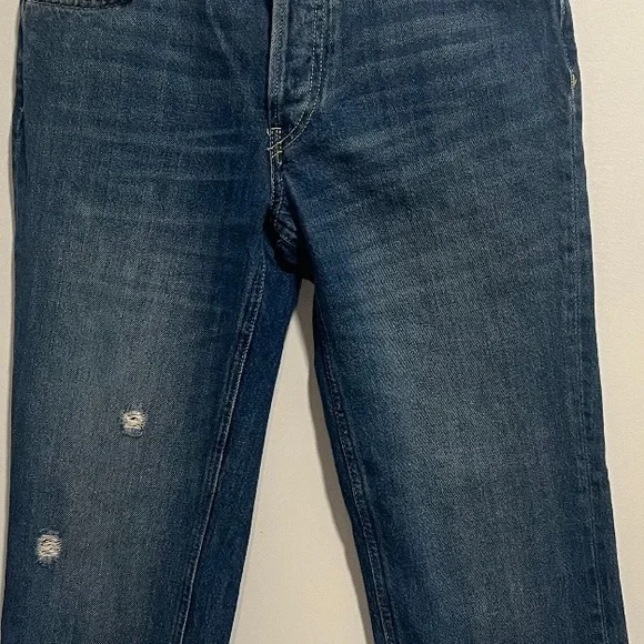 FREE PEOPLE Maggie Mid-Rise Straight-Leg Jeans - Picture 13 of 15